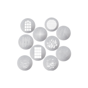 GOBO SET FOR LIGHT PROJECTION ATTACHMENT