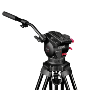 CARTONI FOCUS 10 FLUID HEAD WITH TRIPOD (100MM BALL)
